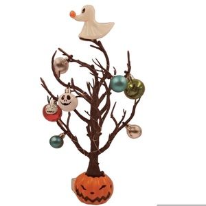 New Disney The Nightmare Before Christmas Tree with 3 Blind Mystery Ornaments